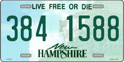 NH license plate 3841588