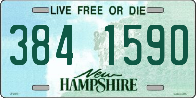 NH license plate 3841590