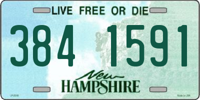 NH license plate 3841591