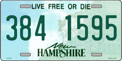 NH license plate 3841595