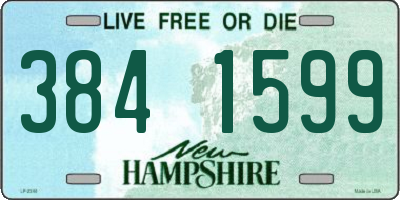 NH license plate 3841599