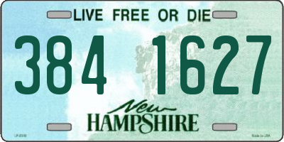 NH license plate 3841627