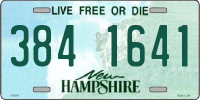 NH license plate 3841641