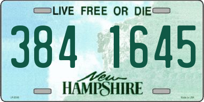 NH license plate 3841645
