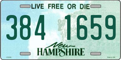 NH license plate 3841659