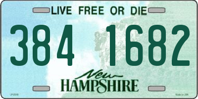NH license plate 3841682