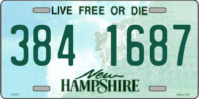NH license plate 3841687