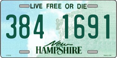 NH license plate 3841691