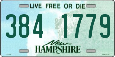 NH license plate 3841779