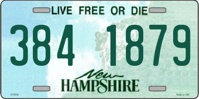 NH license plate 3841879