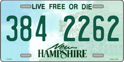 NH license plate 3842262