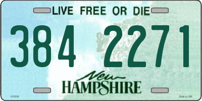 NH license plate 3842271