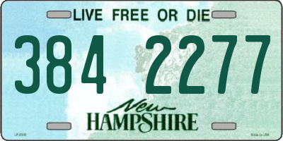 NH license plate 3842277