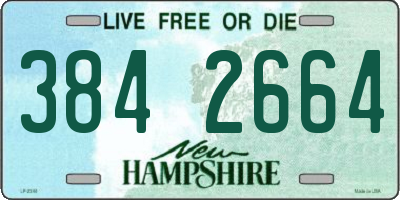 NH license plate 3842664