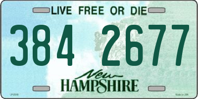 NH license plate 3842677