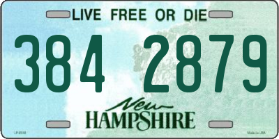 NH license plate 3842879