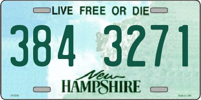 NH license plate 3843271