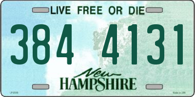 NH license plate 3844131