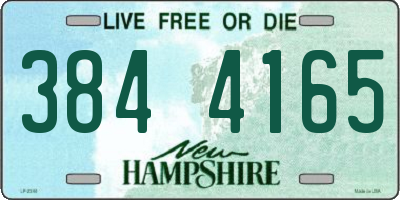 NH license plate 3844165