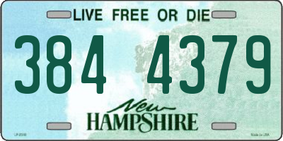 NH license plate 3844379