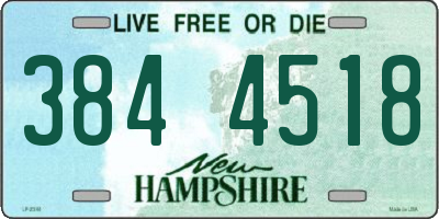 NH license plate 3844518