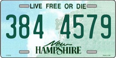 NH license plate 3844579