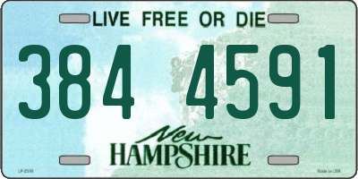 NH license plate 3844591