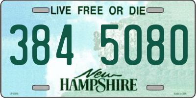NH license plate 3845080