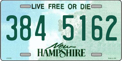 NH license plate 3845162