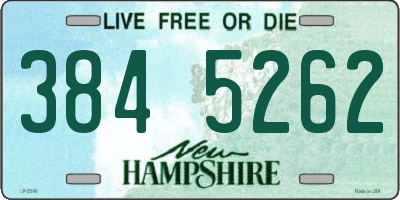 NH license plate 3845262