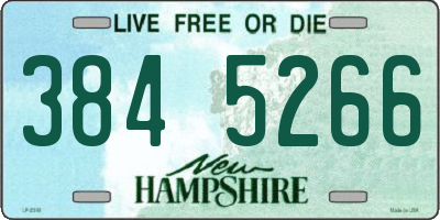 NH license plate 3845266