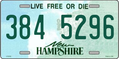 NH license plate 3845296
