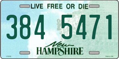 NH license plate 3845471