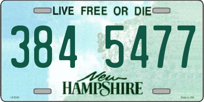 NH license plate 3845477