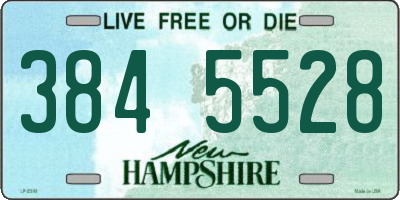 NH license plate 3845528