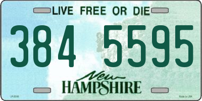 NH license plate 3845595
