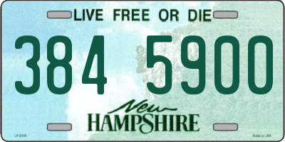 NH license plate 3845900