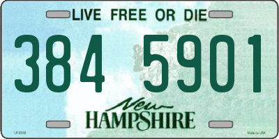 NH license plate 3845901