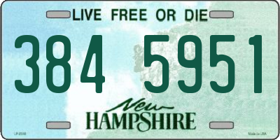 NH license plate 3845951