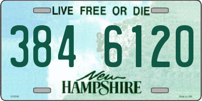 NH license plate 3846120