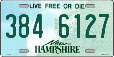 NH license plate 3846127