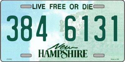 NH license plate 3846131