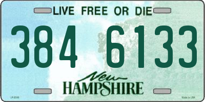 NH license plate 3846133