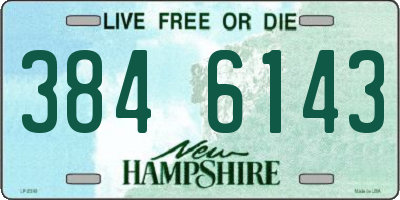 NH license plate 3846143