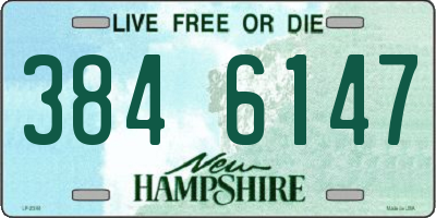 NH license plate 3846147