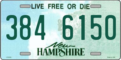 NH license plate 3846150