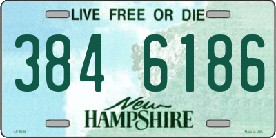 NH license plate 3846186
