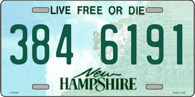 NH license plate 3846191