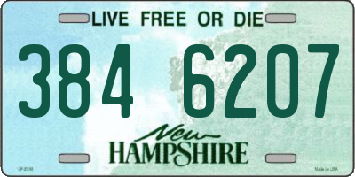 NH license plate 3846207