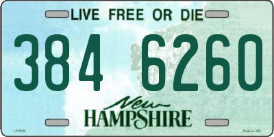 NH license plate 3846260